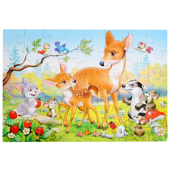 Макси-пазл «Маленький оленёнок», 40 элементов Макси-пазл «Маленький оленёнок», 40 элементов