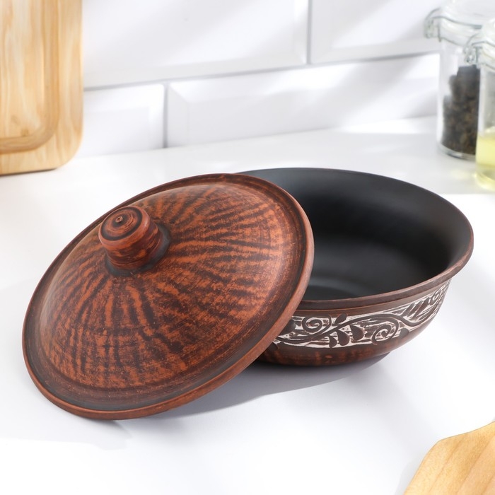 Блюдо для запекания, 0,55 л, 11х16х16 см, ангоб Блюдо для запекания, 0,55 л, 11х16х16 см, ангоб