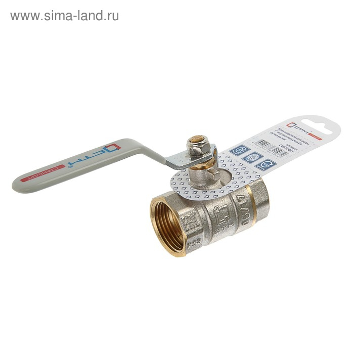 Кран шаровой  Кран шаровой "СТМ" Стандарт, PN25, внутренняя/внутренняя резьба 1", рычаг