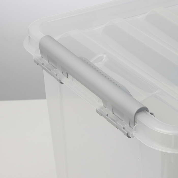 Контейнер для хранения с крышкой Africa, 25 л, цвет прозрачный Контейнер для хранения с крышкой Africa, 25 л, цвет прозрачный