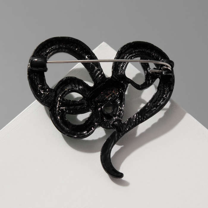 Новый год! Символ года 2025! Брошь Новый год! Символ года 2025! Брошь "Узел" змеиный, цветная в чёрном металле