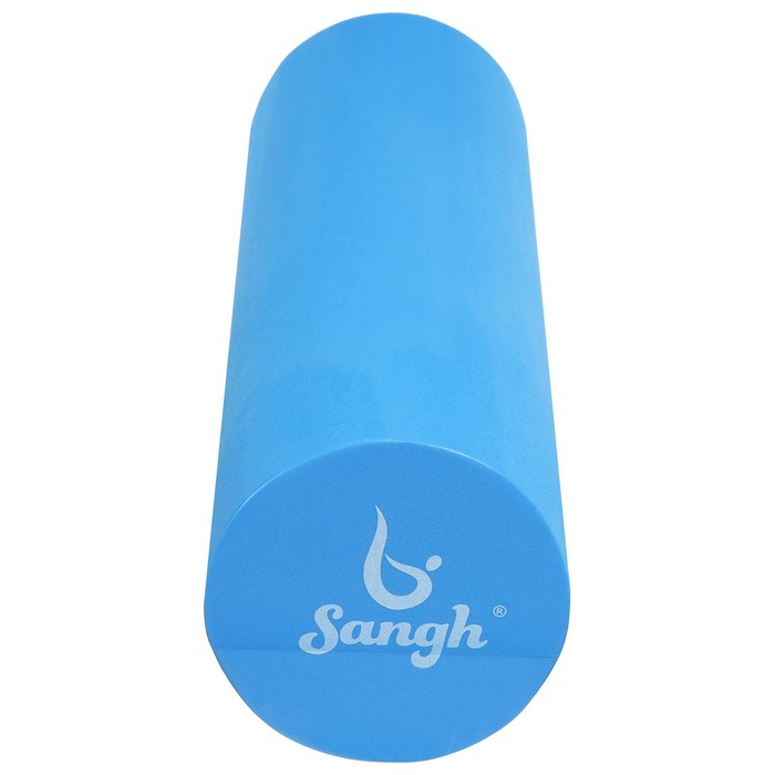 Ролик массажный Sangh, 45х15 см, цвет синий Ролик массажный Sangh, 45х15 см, цвет синий