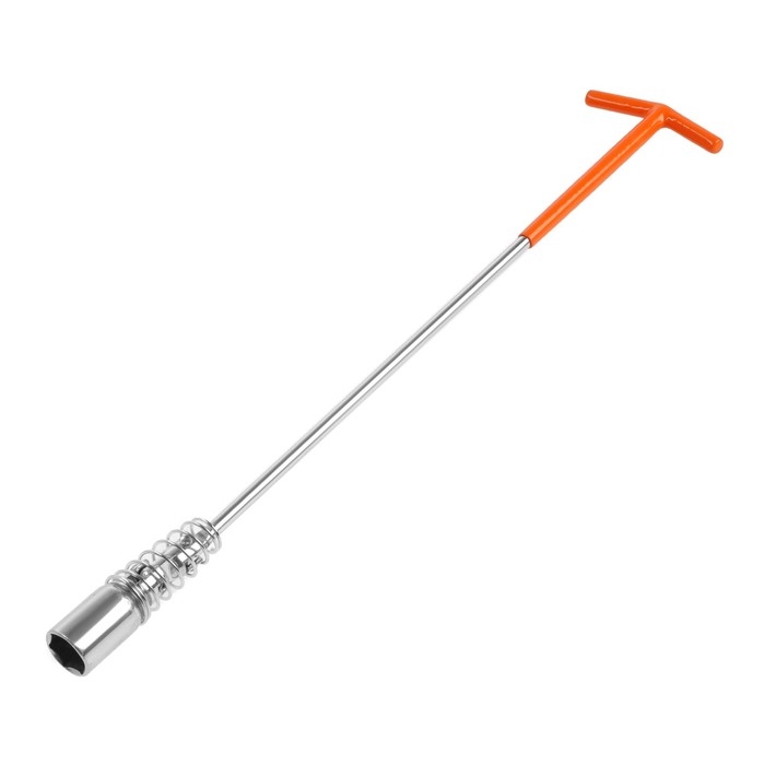 Ключ свечной ЕРМАК 736-241, карданный, с резиновой вставкой, 21 х 500 мм Ключ свечной ЕРМАК 736-241, карданный, с резиновой вставкой, 21 х 500 мм