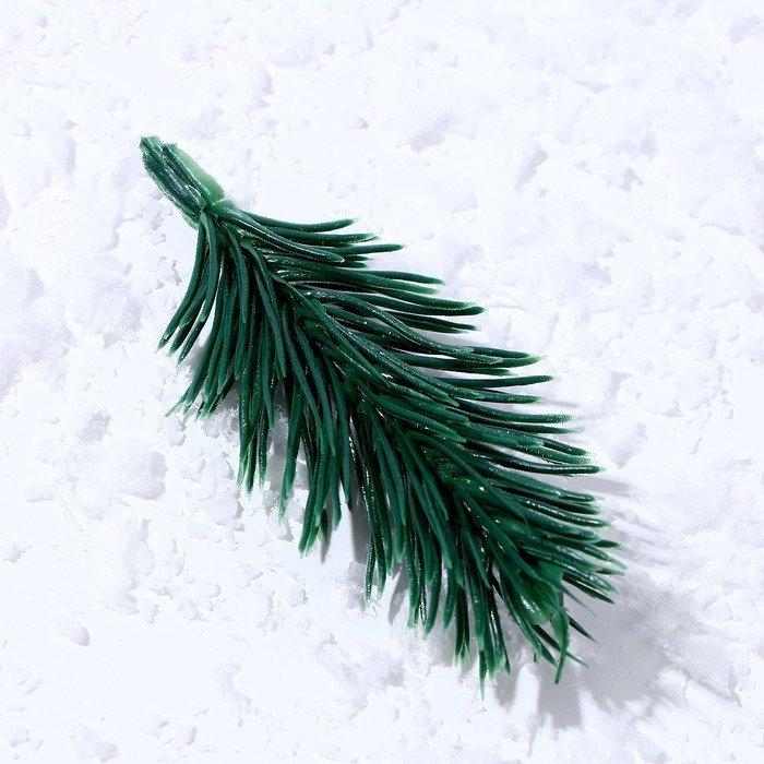 Декор «Ветки ели мини» набор 100 шт., размер 1 шт. — 8 × 3 × 3 см Декор «Ветки ели мини» набор 100 шт., размер 1 шт. — 8 × 3 × 3 см