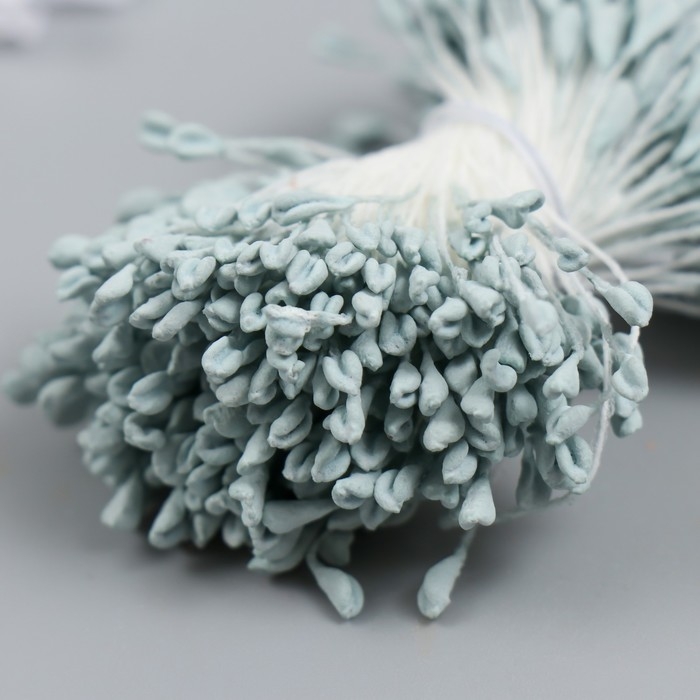 Тычинки для цветов Тычинки для цветов "Серо-голубой" набор 360 шт длина 6 см