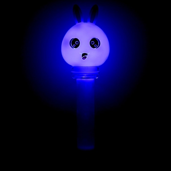 Световая палочка «Зайка» с пищалкой, цвета МИКС Световая палочка «Зайка» с пищалкой, цвета МИКС