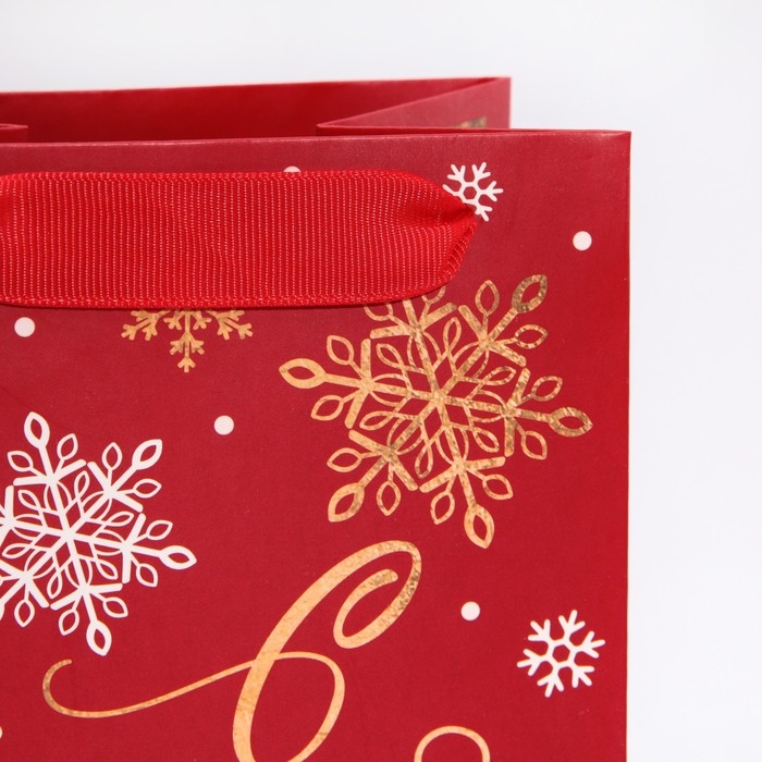 Пакет под бутылку «Верь в чудеса», 13 х 36 х 10 см, Новый год Пакет под бутылку «Верь в чудеса», 13 х 36 х 10 см, Новый год