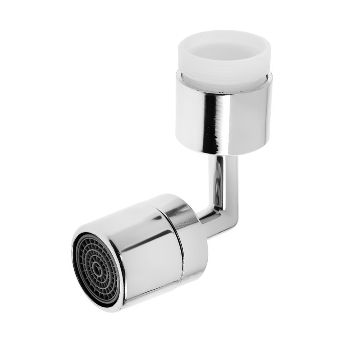Аэратор ZEIN Z3589, поворотный, на шарнире, угловой, хром Аэратор ZEIN Z3589, поворотный, на шарнире, угловой, хром