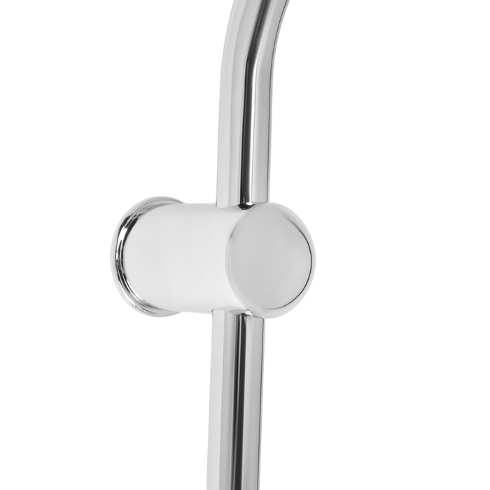 Душевая система ZEIN Z1002, тропическая и ручная лейка, шланги, стойка, мыльница, хром Душевая система ZEIN Z1002, тропическая и ручная лейка, шланги, стойка, мыльница, хром