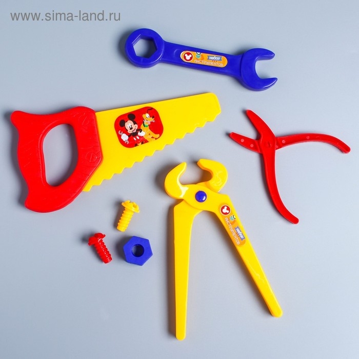 Набор инструментов «Mickey» Микки Маус, 7 предметов, цвет МИКС Набор инструментов «Mickey» Микки Маус, 7 предметов, цвет МИКС
