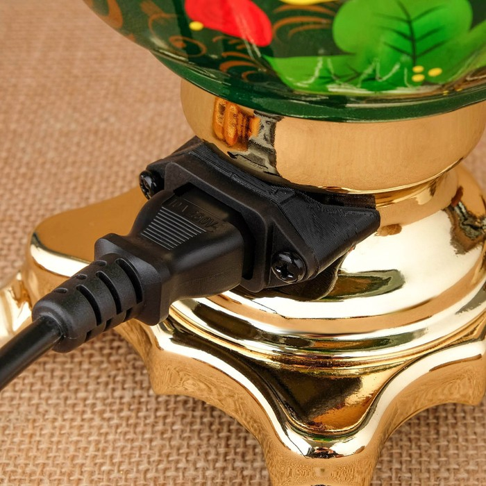 Набор «Маки на зелёном», жёлудь, 3 предмета, самовар 3 л, заварочный чайник 0,7 л, поднос Набор «Маки на зелёном», жёлудь, 3 предмета, самовар 3 л, заварочный чайник 0,7 л, поднос