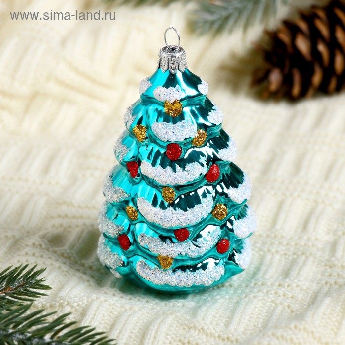 Ёлочная игрушка ручной работы Ёлочная игрушка ручной работы "Ёлочка" 8 см