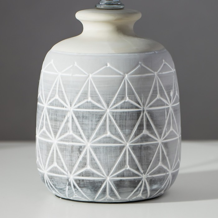 Лампа настольная 16735/1GR E14 40Вт серый  h.31см RISALUX