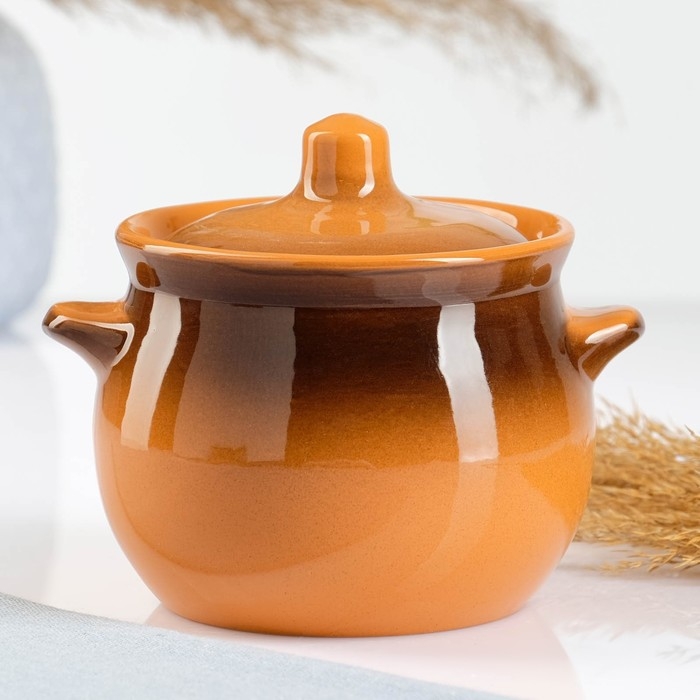 Горшок керамический для запекания  Горшок керамический для запекания "Пиканто" 0,65л / 12,5х11,5см, стандарт