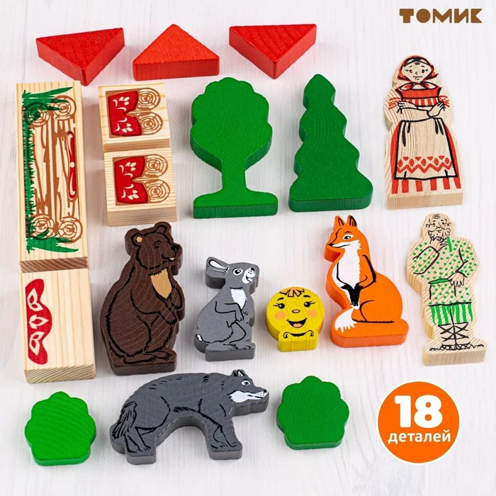 Конструктор «Сказки» Колобок» 18 элементов Конструктор «Сказки» Колобок» 18 элементов