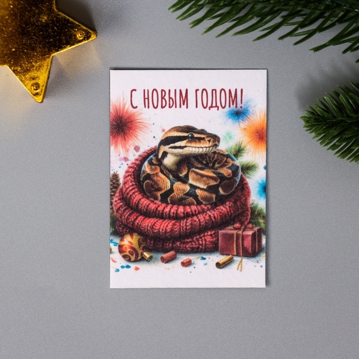 Набор открыток с семенами  Набор открыток с семенами "Вырасти сам" "Змеи" 5*7см