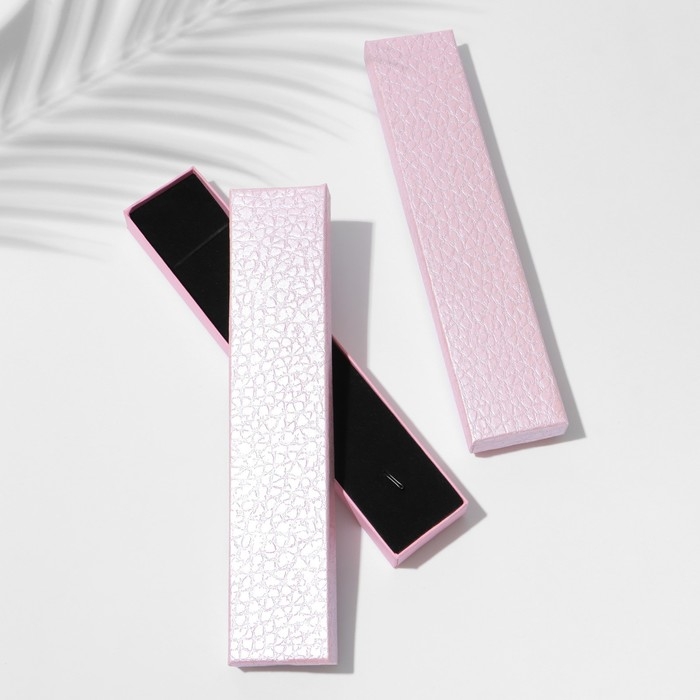 Коробочка подарочная под браслет/цепочку/часы «Животный принт» симпл, 21×4, цвет розовый Коробочка подарочная под браслет/цепочку/часы «Животный принт» симпл, 21×4, цвет розовый