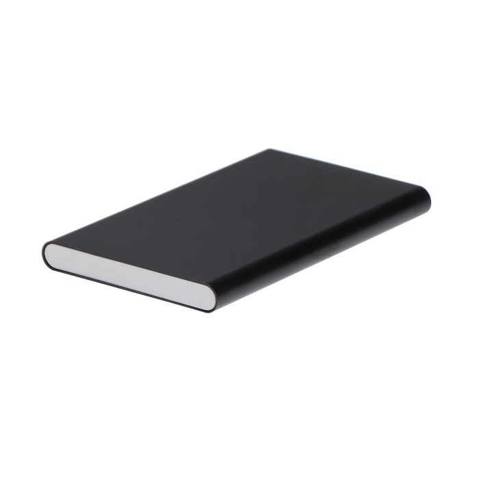 Внешний аккумулятор Luazon PB-17, 4000 мАч, USB, 1 А, индикатор, тонкий корпус,металл,чёрный Внешний аккумулятор Luazon PB-17, 4000 мАч, USB, 1 А, индикатор, тонкий корпус,металл,чёрный