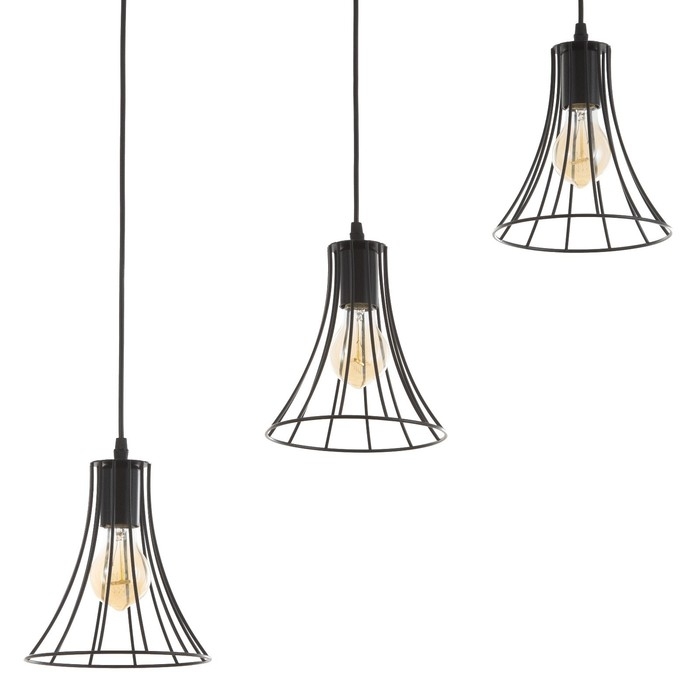 Светильник BayerLux Светильник BayerLux "Чилли" 3хЕ27 40Вт черный 18х50х19-119см