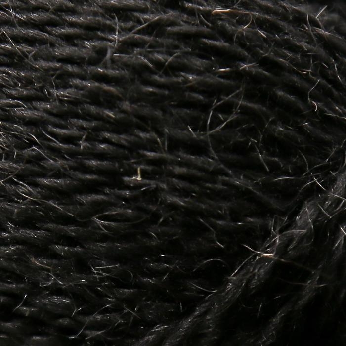 Пряжа Пряжа "Деревенская" 100% шерсть 250м/100гр (02-Черный)