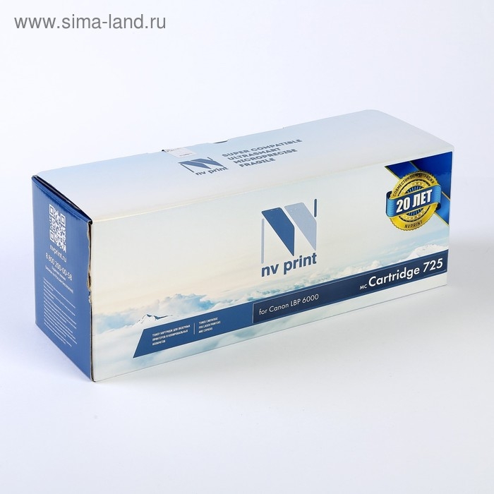 Картридж NV PRINT 725 для Canon i-SENSYS LBP6000/LBP6020/LBP6030/MF3010 (1600k), черный Картридж NV PRINT 725 для Canon i-SENSYS LBP6000/LBP6020/LBP6030/MF3010 (1600k), черный
