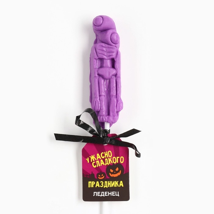 Хэллоуин Леденец на палочке, хэллоуин, со вкусом клубники «Ужасно сладко», 22 г Хэллоуин Леденец на палочке, хэллоуин, со вкусом клубники «Ужасно сладко», 22 г