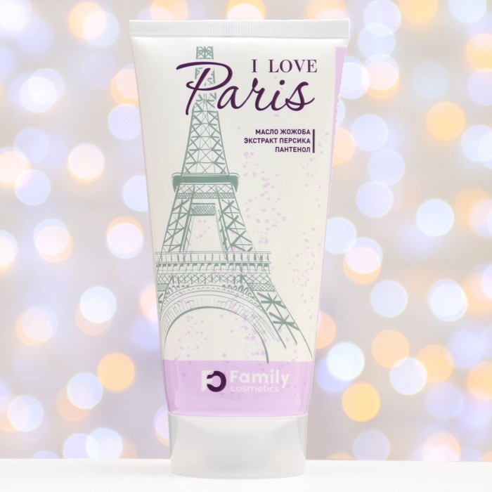 Подарочный набор косметики : крем-вуаль для рук и тела "I Love Paris" , 150 мл