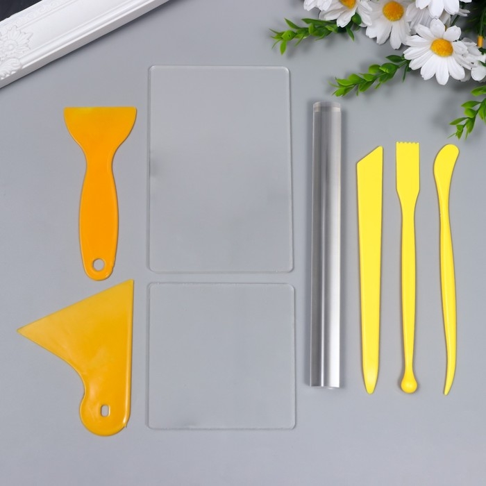 Инструменты для моделирования и придания формы набор 8 шт пластик, акрил Инструменты для моделирования и придания формы набор 8 шт пластик, акрил