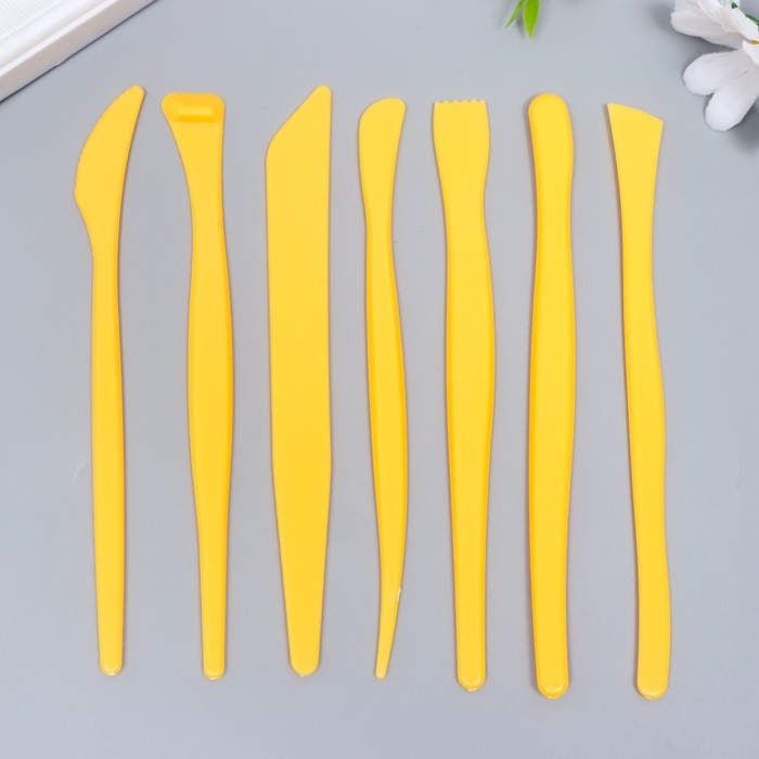 Инструменты для моделирования и придания формы набор 7 шт пластик Инструменты для моделирования и придания формы набор 7 шт пластик