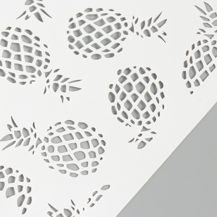 Трафарет пластик Трафарет пластик "Ананасы" 15х15 см