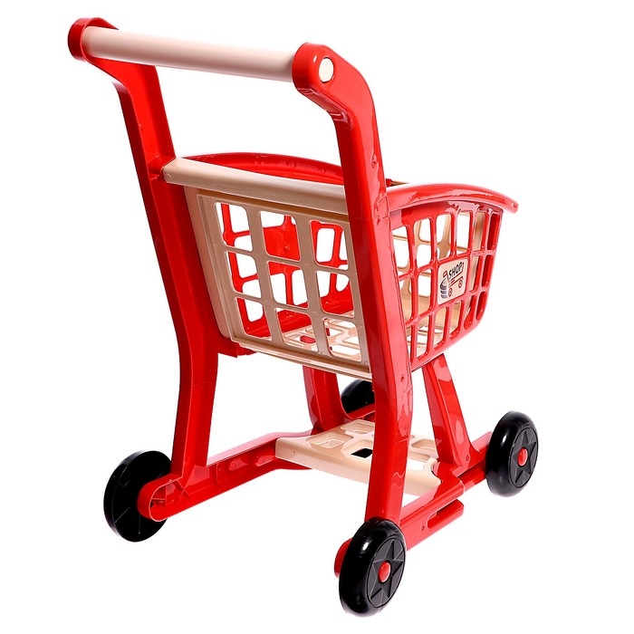 Продуктовая тележка «Шопинг» с продуктами, 42 предмета Продуктовая тележка «Шопинг» с продуктами, 42 предмета