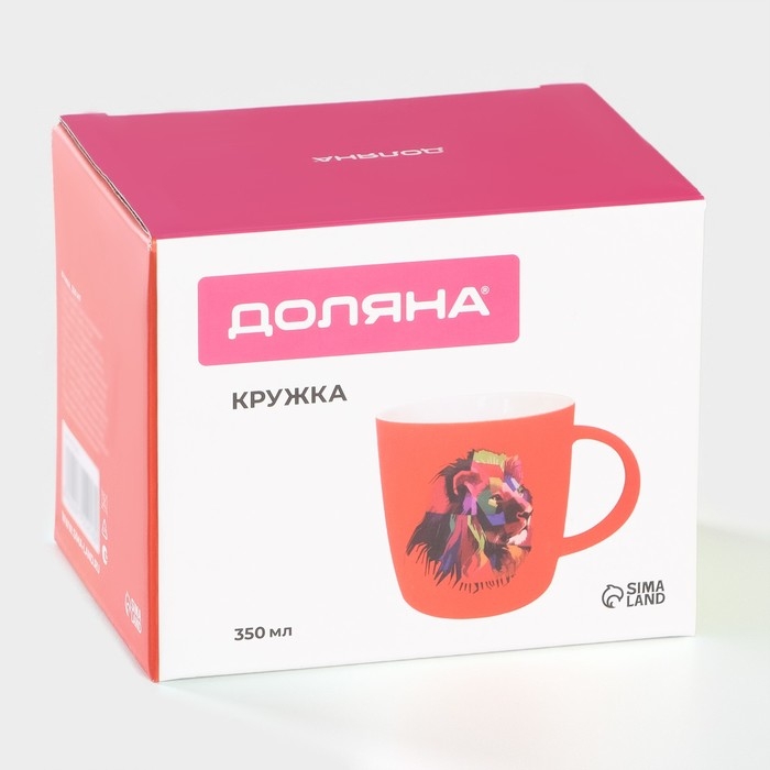 Кружка фарфоровая «Лев», 350 мл Кружка фарфоровая «Лев», 350 мл