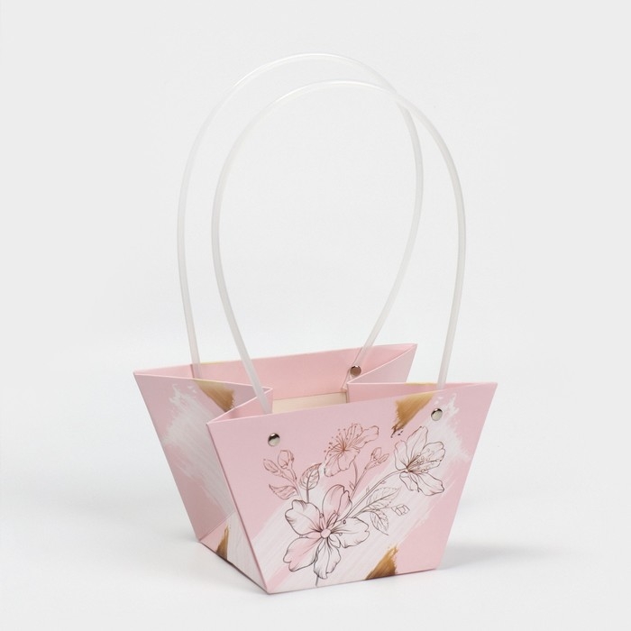 Пакет влагостойкий для цветов «Нежность», 20 х 12 х 20 см Пакет влагостойкий для цветов «Нежность», 20 х 12 х 20 см