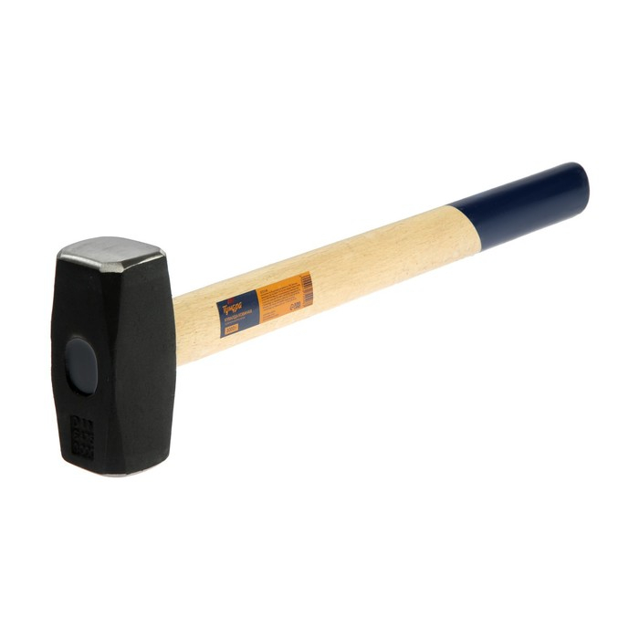 Кувалда кованая ТУНДРА, удлиненная деревянная рукоятка, 3 кг Кувалда кованая ТУНДРА, удлиненная деревянная рукоятка, 3 кг