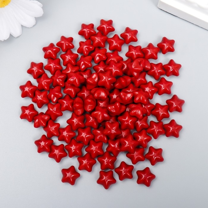 Сургуч в гранулах в пакете Сургуч в гранулах в пакете "Звёздочки" глубокий красный матовый 55 гр 12х8 см