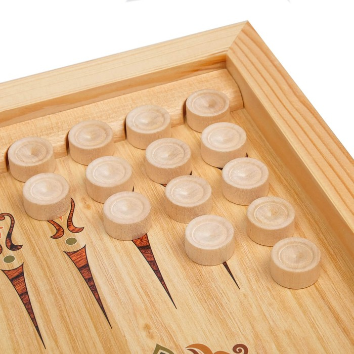 Нарды деревянные большие, настольная игра Нарды деревянные большие, настольная игра "Персидские", 40 х 40 см, с шашками