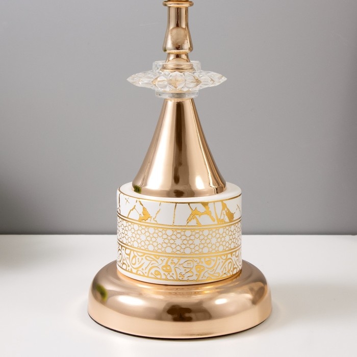 Настольная лампа Настольная лампа "София" Е27 40Вт золото 22х22х40 см RISALUX