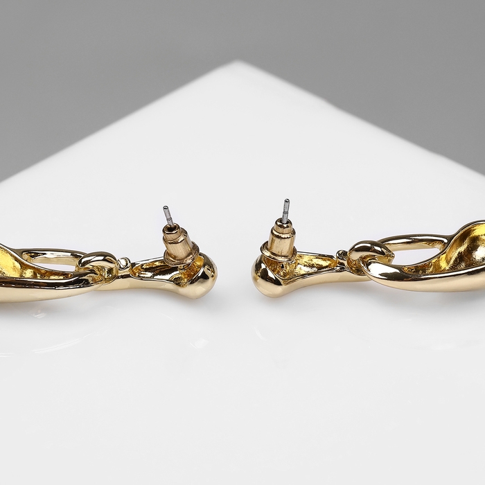 Серьги с жемчугом «Бусина» миниатюрность мах, цвет золото Серьги с жемчугом «Бусина» миниатюрность мах, цвет золото