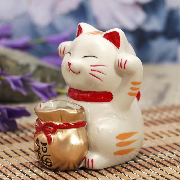 Копилка керамика Копилка керамика "Манеки-неко счастье" МИКС 10х8,5х9 см