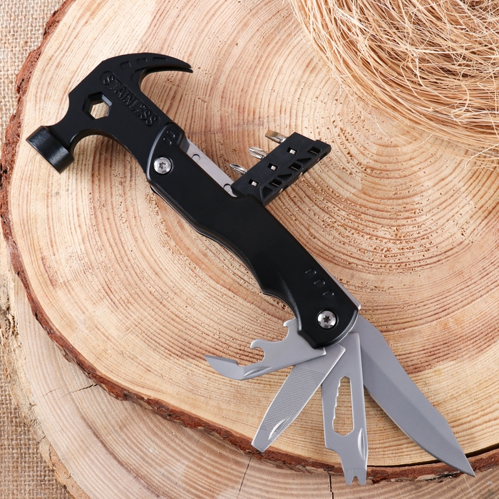 Мультитул 9в1 с молотком и гвоздодером Мультитул 9в1 с молотком и гвоздодером