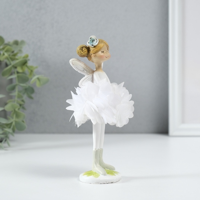 Сувенир полистоун  Сувенир полистоун "Девочка фея в платье из цветов" МИКС 8х6х16 см