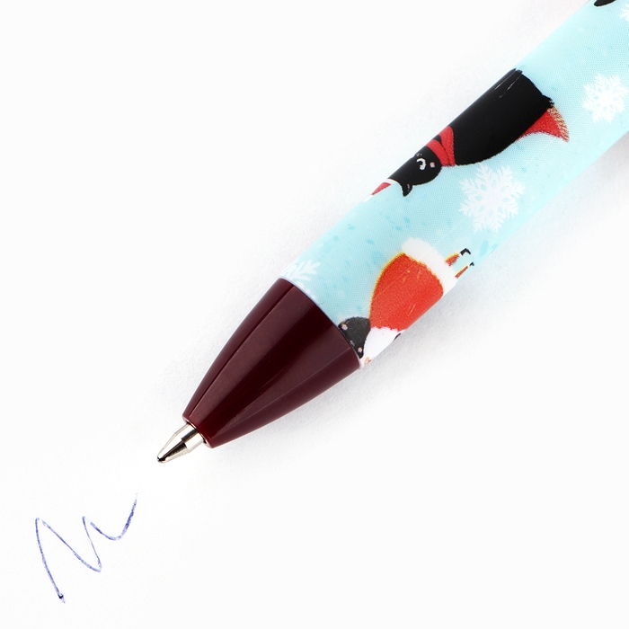 Ручка шариковая автоматическая матовая в конверте «Новый год: С Новым Годом!», 0,7 мм Ручка шариковая автоматическая матовая в конверте «Новый год: С Новым Годом!», 0,7 мм