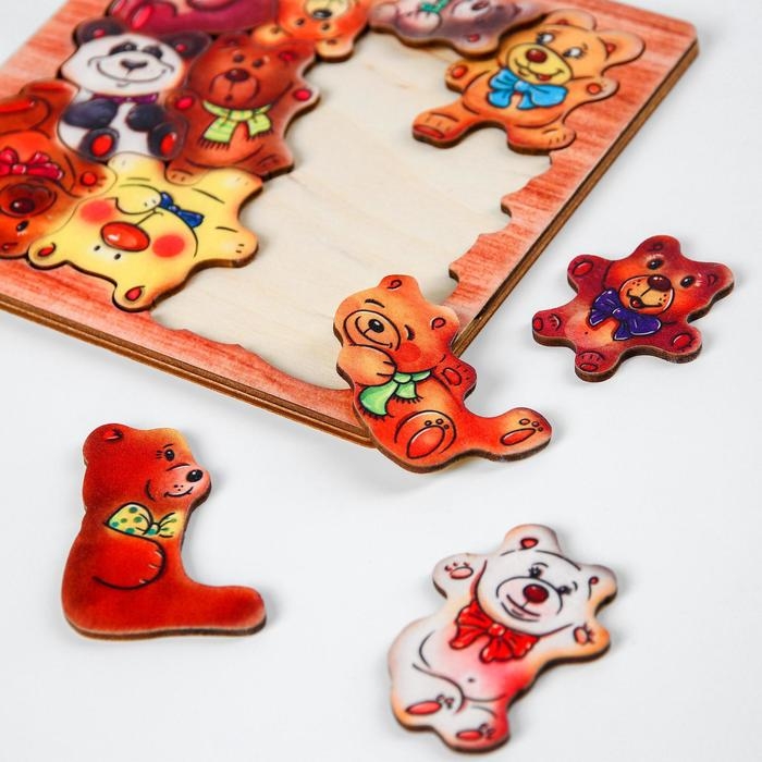 Мини-пазл «Мишки» Мини-пазл «Мишки»