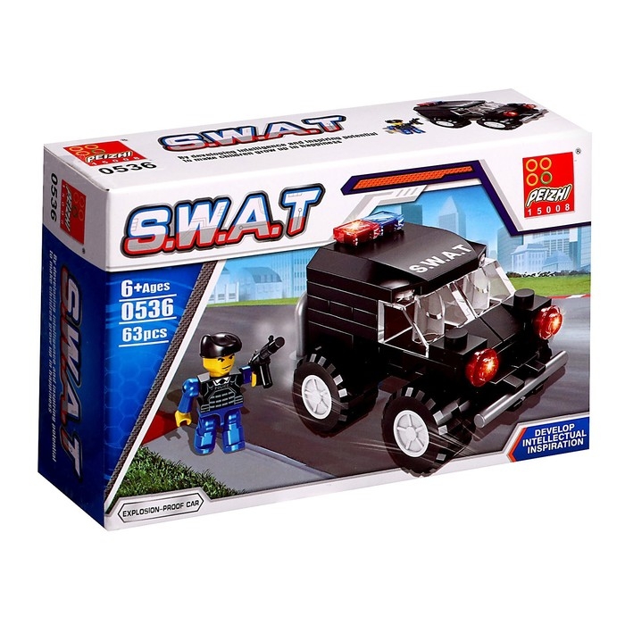 Конструктор Спецназ «Джип», 63 детали Конструктор Спецназ «Джип», 63 детали