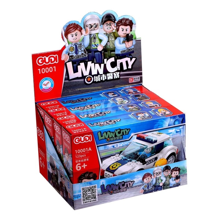 Конструктор «Полиция. Жулики», цвет МИКС Конструктор «Полиция. Жулики», цвет МИКС