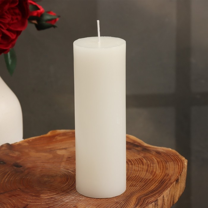 Свеча-цилиндр ароматическая "Жасмин", 5х15 см