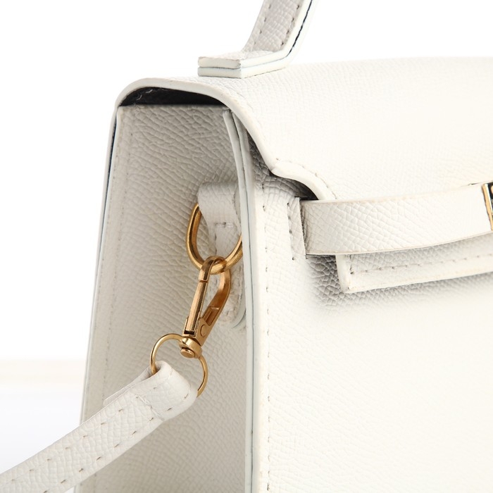 Сумка женская-мессенджер, цвет белый 19*13*7 см Сумка женская-мессенджер, цвет белый 19*13*7 см