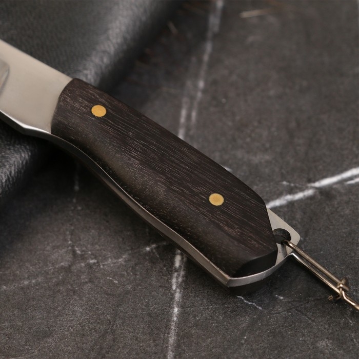 Нож кавказский Нож кавказский "Хищник" сталь - 65Х13, рукоять - граб, 12см