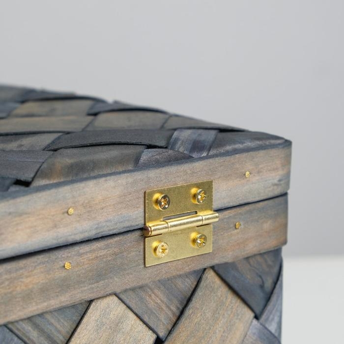 Чемоданы плетёные, 2 шт , с натуральным декором, 34.5 х 25 х 16 - 29 х 20 х 13.5 см Чемоданы плетёные, 2 шт , с натуральным декором, 34.5 х 25 х 16 - 29 х 20 х 13.5 см