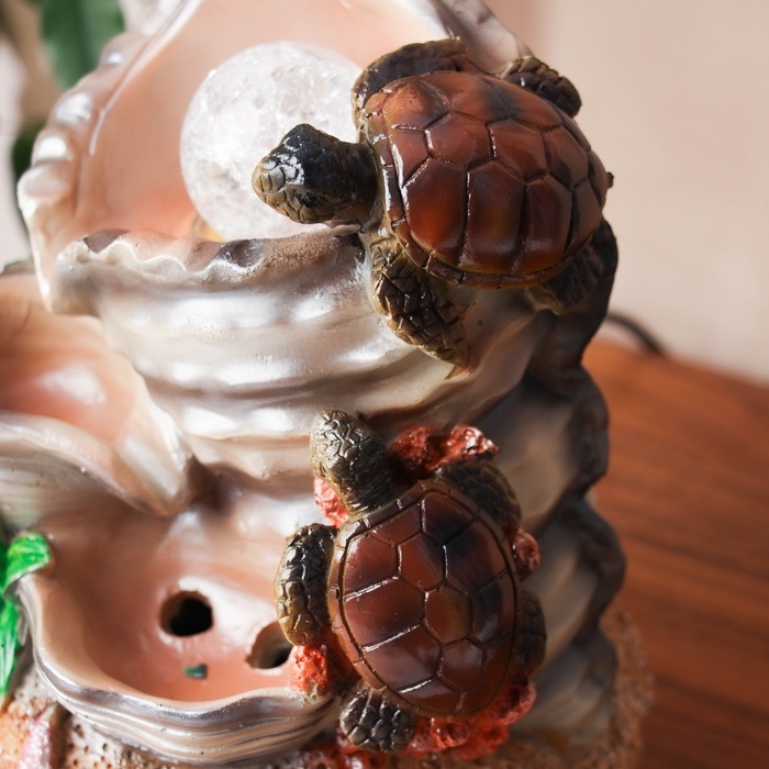 Фонтан Фонтан "Семья черепашек" 25х16 см (с подсветкой)